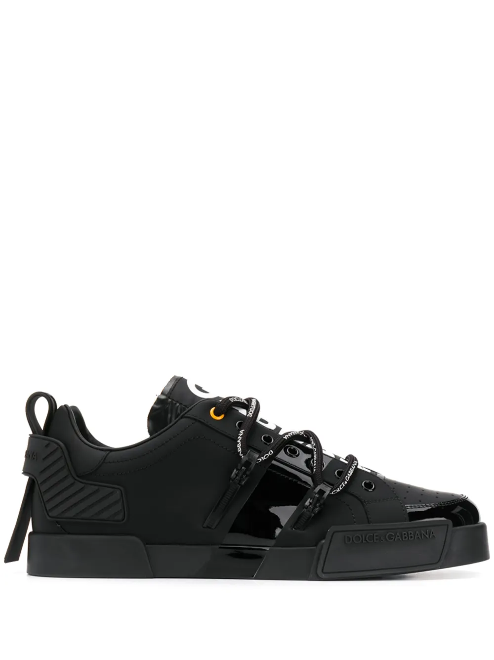 Portofino patent leather sneakers