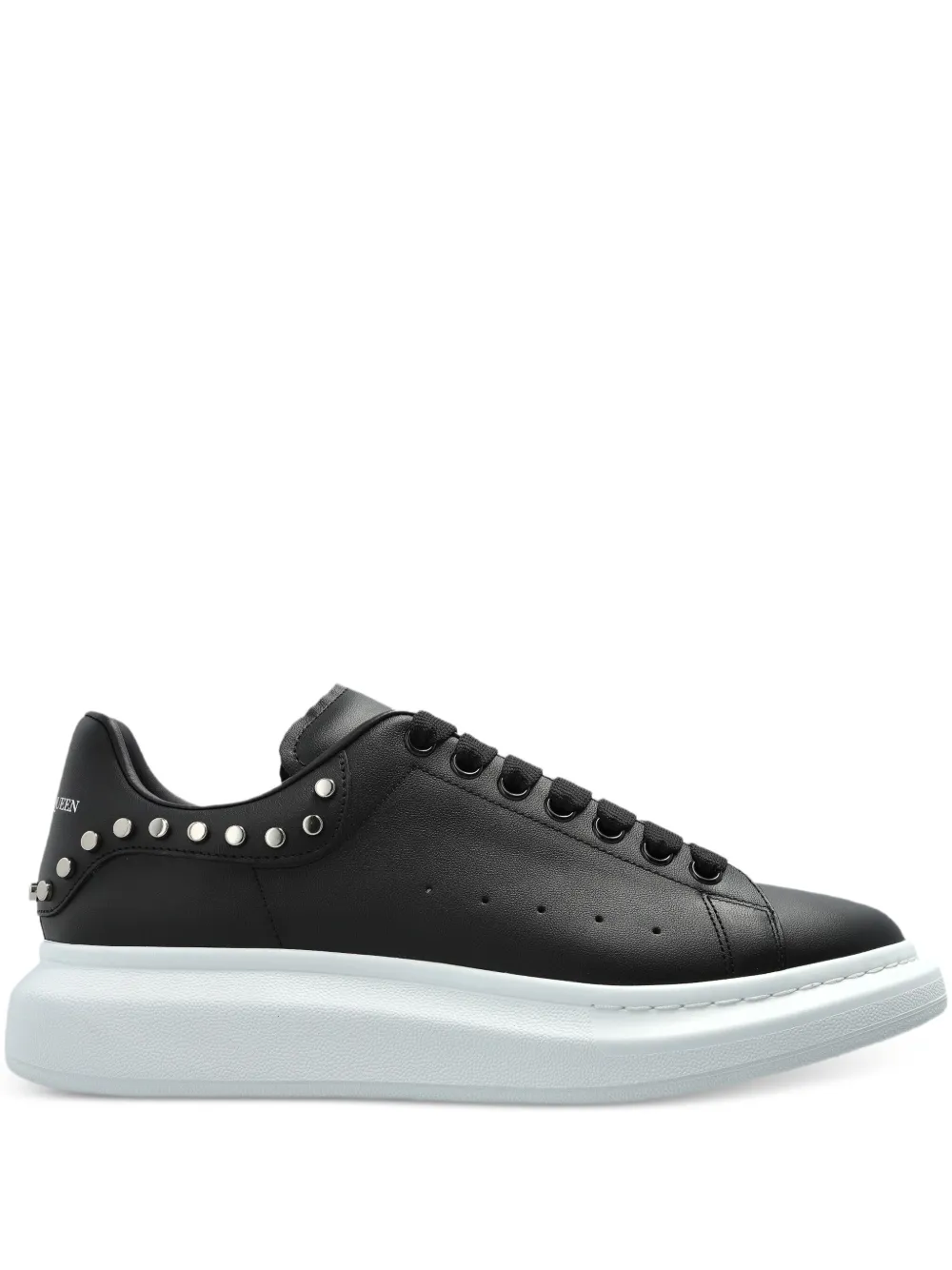 Oversized leather sneakers