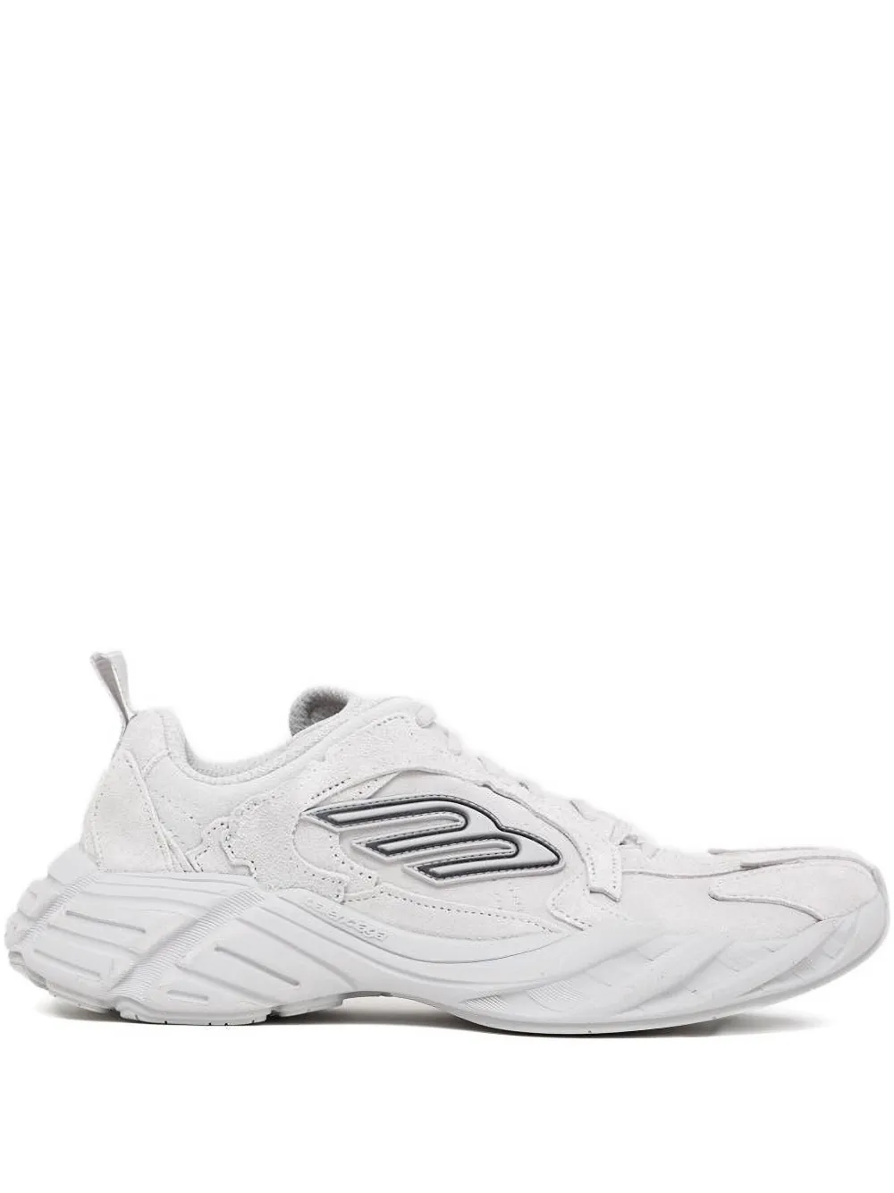 Suede logo sneakers