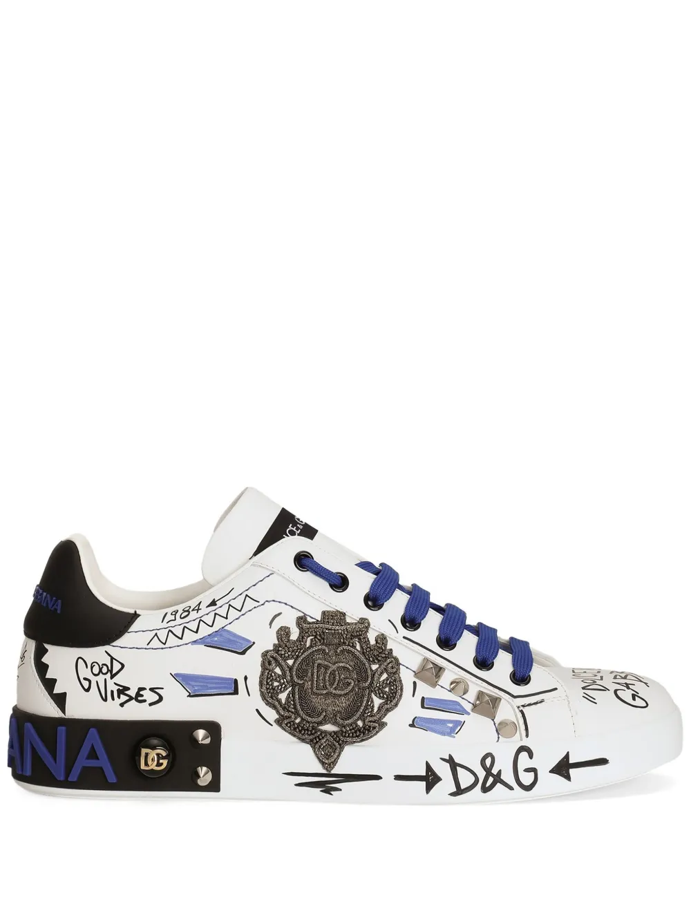 logo-print sneakers